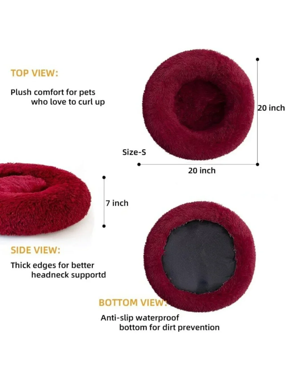 Cozy Washable Cat Bed 24